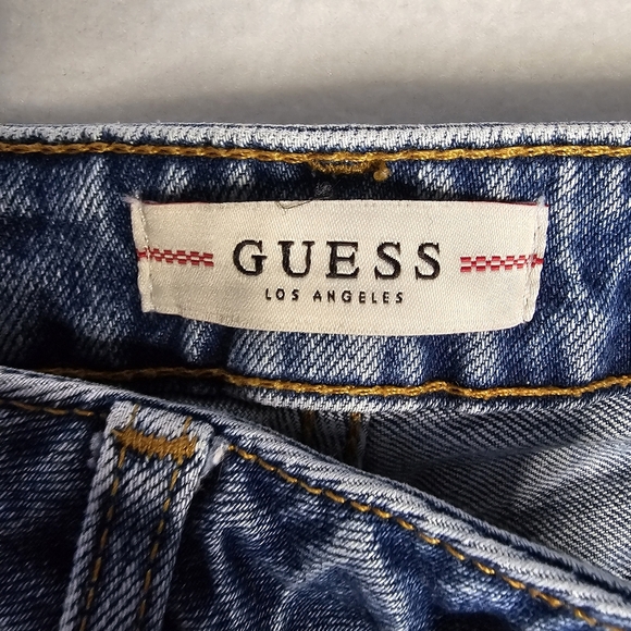 Vintage Guess 90s skinny light wash jeans - Picture 5 of 14